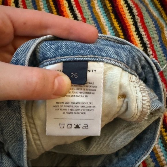 Citizens of Humanity Inga Low Rise Straight Leg Light Wash Lilleth 26 - Picture 6 of 6